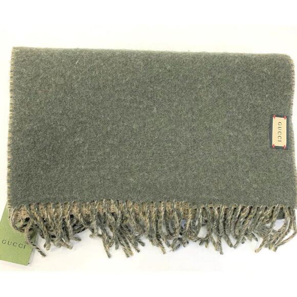 NWT Gucci Jacquard Wool Blend Scarf - Picture 7 of 11